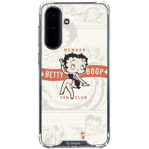 Betty Boop Member Fan Club Galaxy A36 5G Clear Case