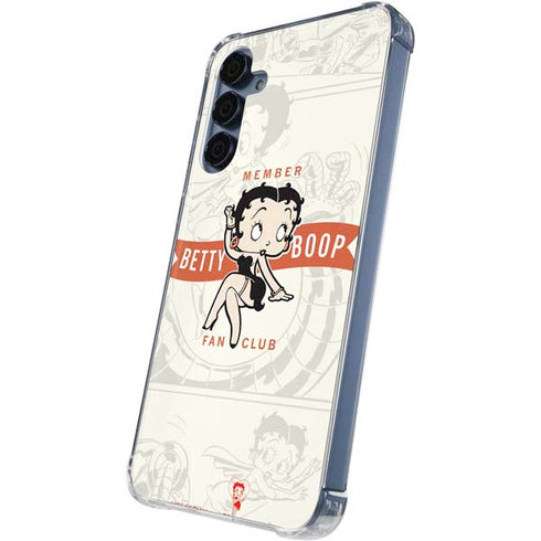 Betty Boop Member Fan Club Galaxy A55 5G Clear Case