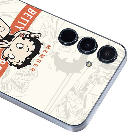 Betty Boop Member Fan Club Galaxy A55 5G Skin