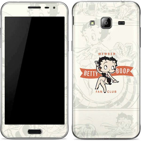 Betty Boop Member Fan Club Galaxy J3 Skin