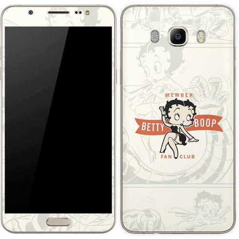 Betty Boop Member Fan Club Galaxy J7 Skin