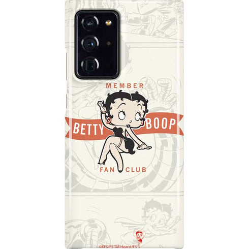 Betty Boop Member Fan Club Galaxy Cases