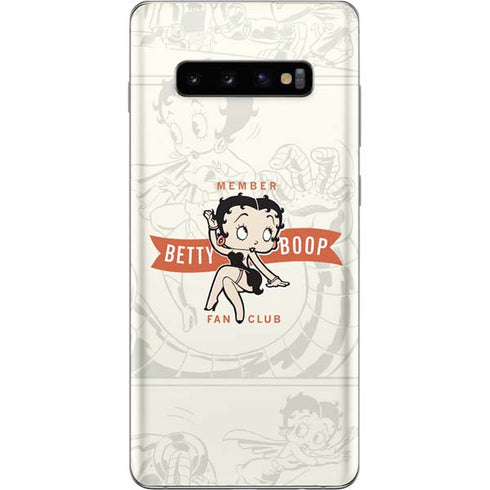 Betty Boop Member Fan Club Galaxy S10 Plus Skin