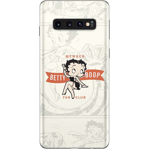 Betty Boop Member Fan Club Galaxy S10 Skin
