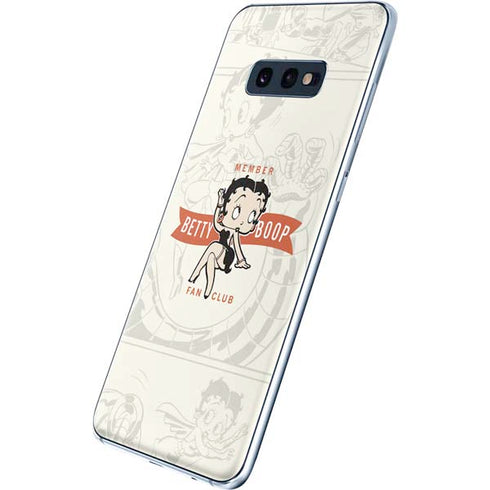 Betty Boop Member Fan Club Galaxy S10e Skin
