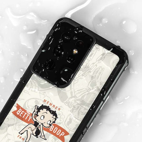 Betty Boop Member Fan Club Galaxy S24 Ultra Waterproof Case