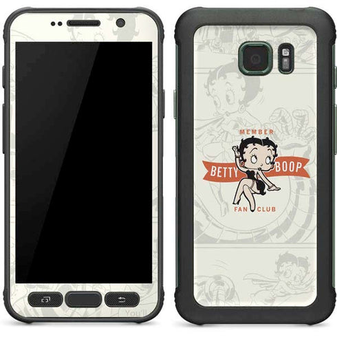 Betty Boop Member Fan Club Galaxy S7 Active Skin