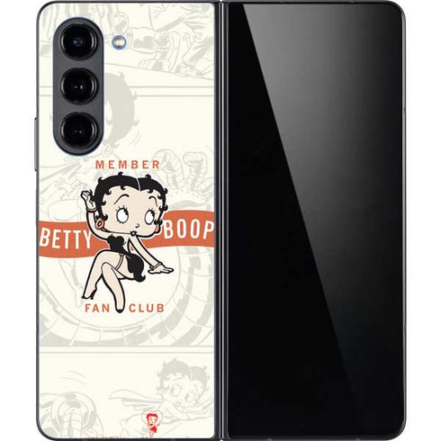 Betty Boop Member Fan Club Galaxy Z Fold5 5G Skin