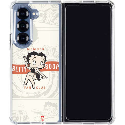 Betty Boop Member Fan Club Galaxy Z Fold6 Clear Case