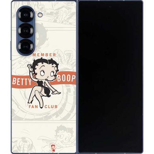 Betty Boop Member Fan Club Galaxy Z Fold6 Skin