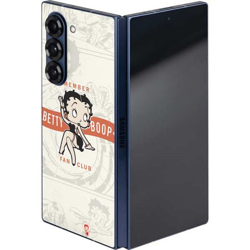 Betty Boop Member Fan Club Galaxy Z Fold6 Skin