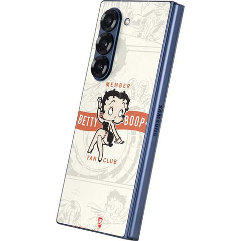 Betty Boop Member Fan Club Galaxy Z Fold6 Skin