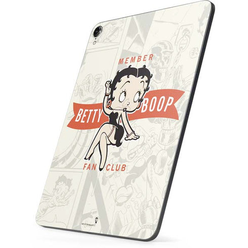 Betty Boop Member Fan Club Apple iPad Pro Skin