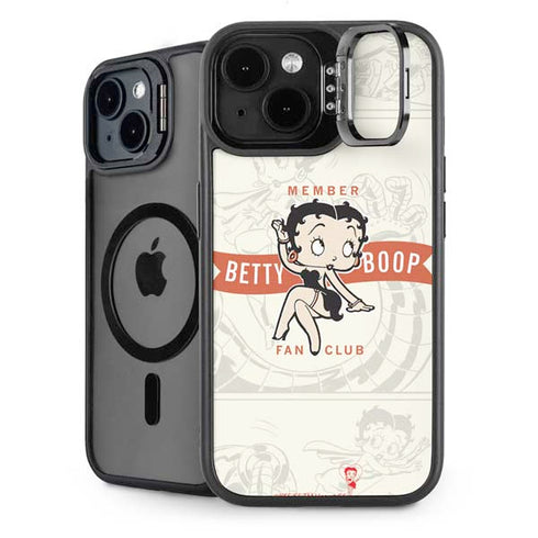 Betty Boop Member Fan Club iPhone 15 Kickstand Case