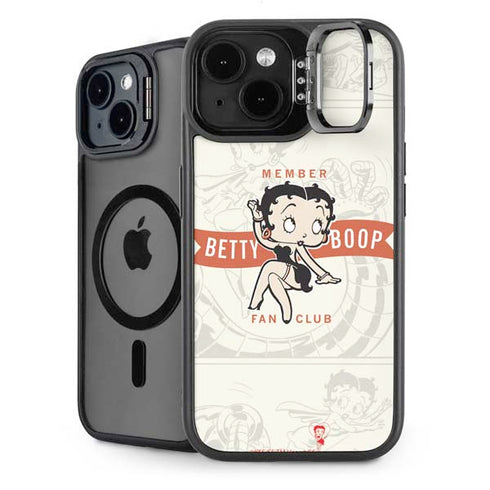 Betty Boop Member Fan Club iPhone 15 Plus Kickstand Case