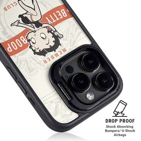 Betty Boop Member Fan Club iPhone 15 Pro Max Kickstand Case
