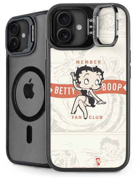 Betty Boop Member Fan Club iPhone 16 Kickstand Case