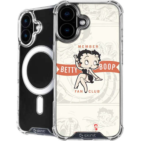 Betty Boop Member Fan Club iPhone 16 MagSafe Case