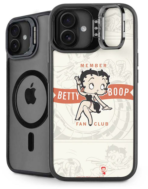 Betty Boop Member Fan Club iPhone 16 Plus Kickstand Case