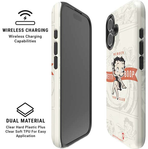 Betty Boop Member Fan Club iPhone 16 Plus Magsafe Impact Case