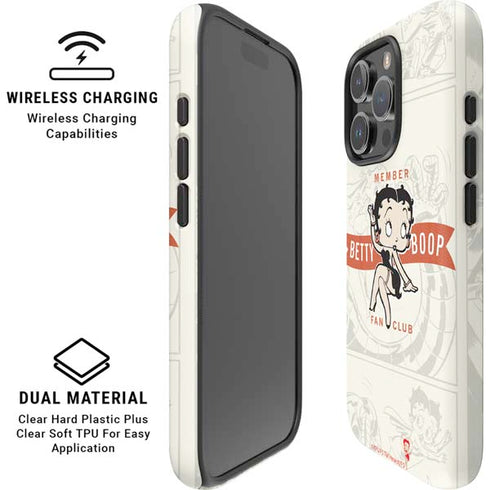 Betty Boop Member Fan Club iPhone 16 Pro Magsafe Impact Case