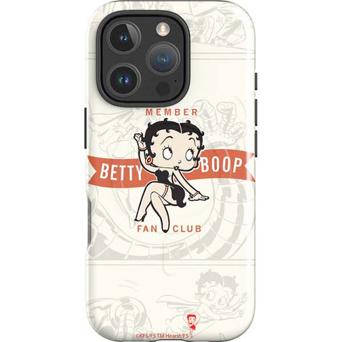 Betty Boop Member Fan Club iPhone 16 Pro Max Magsafe Impact Case