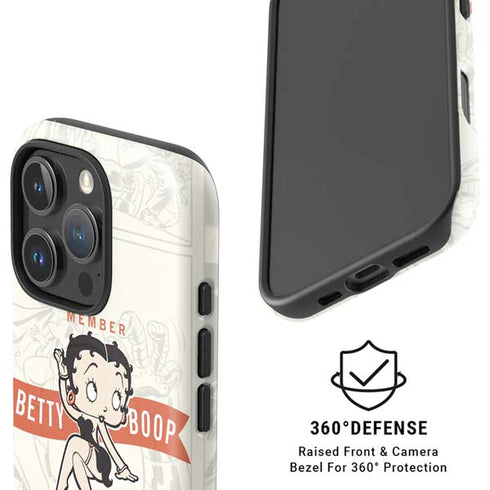 Betty Boop Member Fan Club iPhone 16 Pro Max Magsafe Impact Case