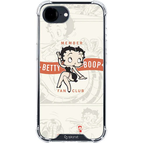 Betty Boop Member Fan Club iPhone 16e Clear Case