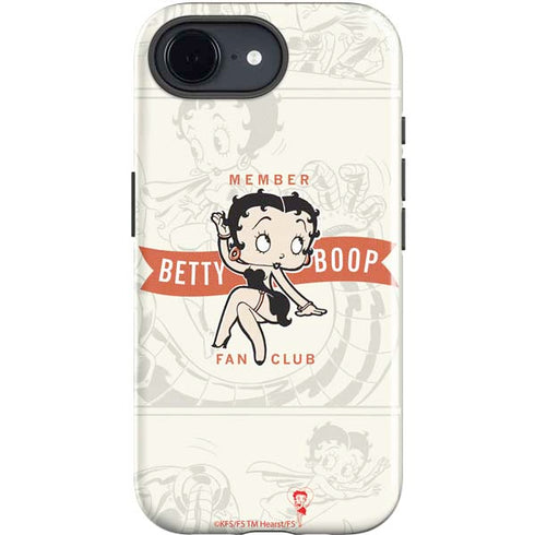 Betty Boop Member Fan Club iPhone 16e Impact Case