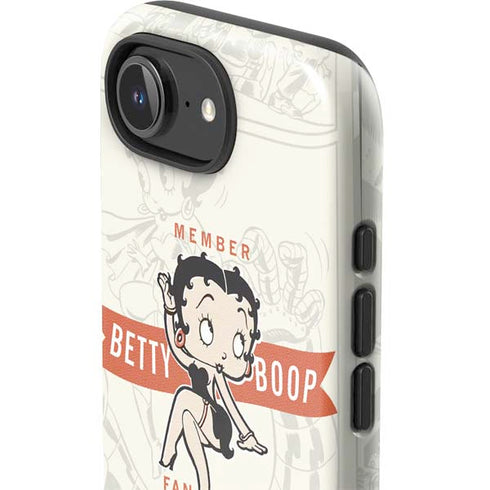 Betty Boop Member Fan Club iPhone 16e Impact Case