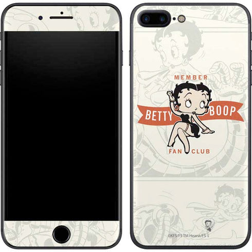 Betty Boop Member Fan Club iPhone 8 Plus Skin
