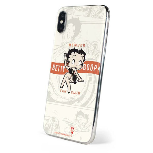 Betty Boop Member Fan Club iPhone XS Max Skin