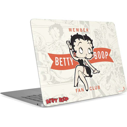 Betty Boop Member Fan Club Apple MacBook Air Skin