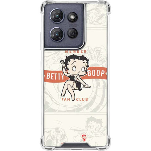 Betty Boop Member Fan Club Moto G 5G (2025) Clear Case