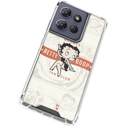 Betty Boop Member Fan Club Moto G 5G (2025) Clear Case