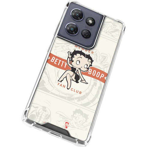 Betty Boop Member Fan Club Moto G Stylus 5G (2025) Clear Case