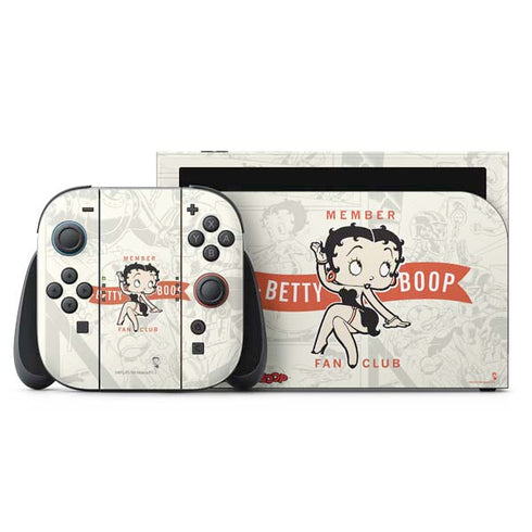 Betty Boop Member Fan Club Nintendo Skins