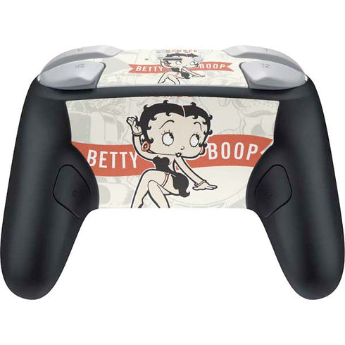 Betty Boop Member Fan Club Nintendo Switch 2 (2025) Pro Controller Skin