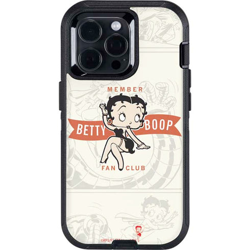 Betty Boop Member Fan Club Otterbox Defender iPhone Skin