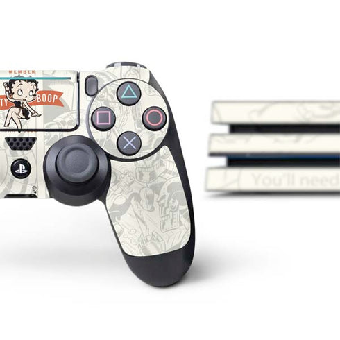 Betty Boop Member Fan Club PS4 Pro Bundle Skin