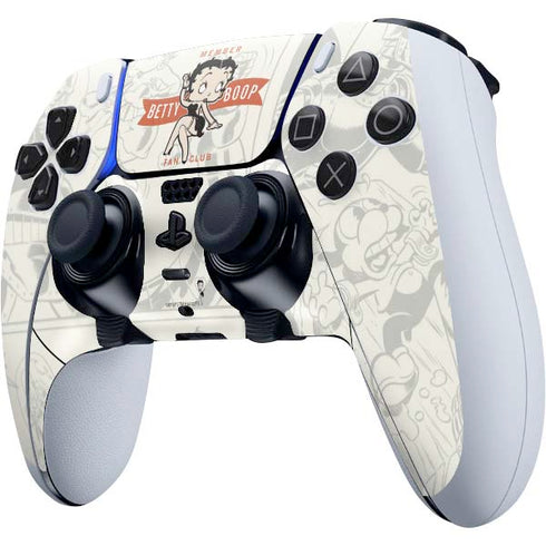 Betty Boop Member Fan Club PS5 DualSense Edge Pro Controller Skin