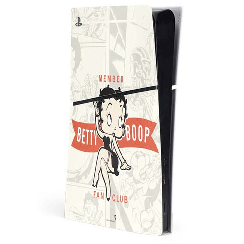 Betty Boop Member Fan Club PlayStation PS5 Skins