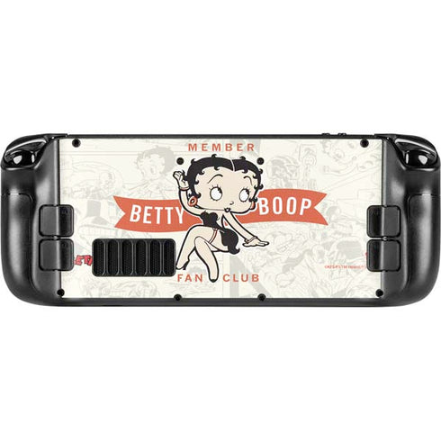 Betty Boop Member Fan Club Steam Deck Handheld Gaming Computer Skin