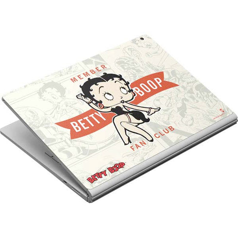 Betty Boop Member Fan Club Surface Book Skin