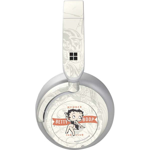 Betty Boop Member Fan Club Surface Headphones Skin