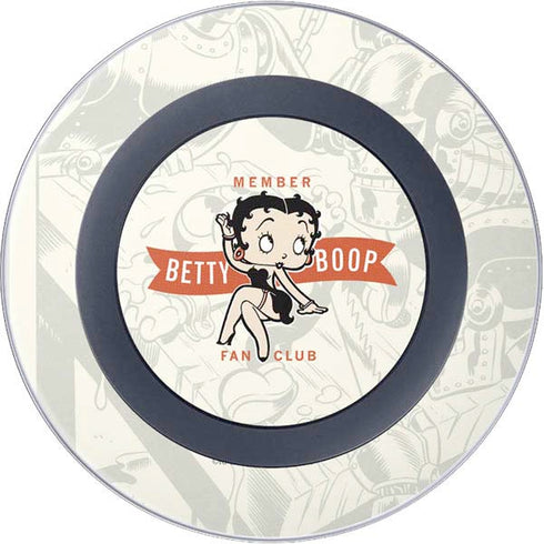 Betty Boop Member Fan Club Wireless Charger Skin
