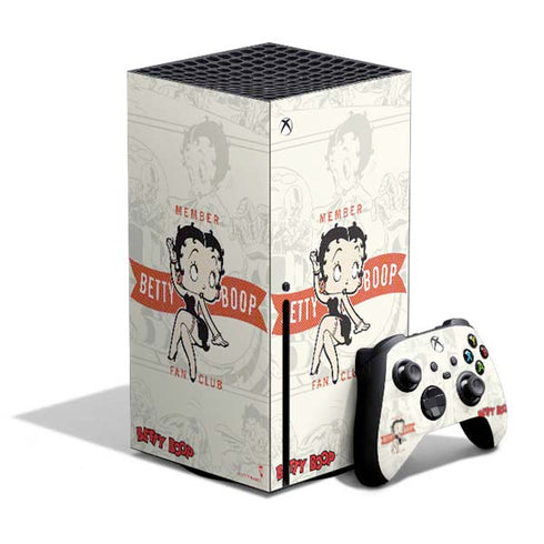Betty Boop Member Fan Club Xbox Series X Skins