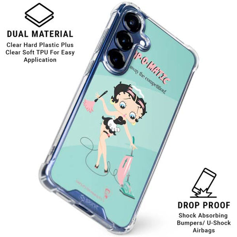Betty Boop O Matic Galaxy S25 Plus Clear Case