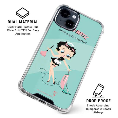 Betty Boop O Matic iPhone 15 Clear Case