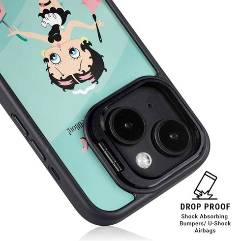 Betty Boop O Matic iPhone 15 Kickstand Case